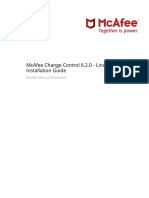 Mcafee Change Control 6.2.0 - Linux Installation Guide