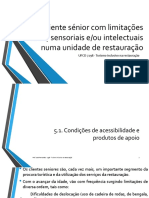 O Cliente Sénior Com Limitações Motoras, Sensoriais E-Ou Intelectuais Numa Unidade de Restauração - PDF