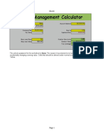 Money Management Calculator