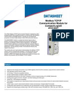 Datasheet: Modbus Tcp/Ip Communication Module For Compactlogix®