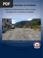 Plan de Contingencia Ante Lluvias 2016 - 2017 Region Apurimac