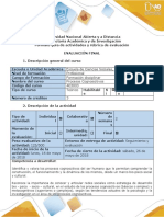 Fase No. 4 Evaluacion Final