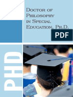 Special Education PHD