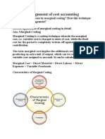 Assignment of Cost Accounting 2