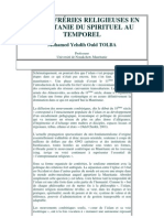 Les Confreries Religieuses en Mauritanie Du Spirituel Au Temporel