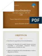 Tema 4 Segunda Ley de La Termodinámica PDF