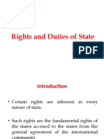 Rights and Duties of State