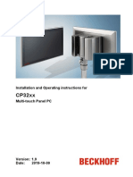 CP32xx: Installation and Operating Instructions For