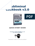 Subliminal Cookbook v2.0: Quick Start Guide