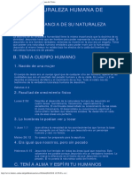 Teología Sistemática - Cristología - La Naturaleza Humana de Cristo