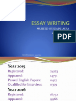 ESSAY by Sir Jasra PDF