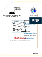 Reporte Metrología