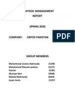 Strategic Management Project