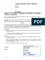 MN 20 of 2016 Guidelines For Assessment of Application For Certificate of Competency, PDF