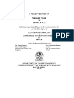 Webkit Port OF Mobile Soa: A Project Report On