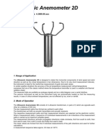 Ultrasonic Anemometer 2D: Operating Instructions 4.3800.00.xxx