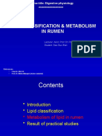 Term Paper - Lipid Clasfication and Metabolism in The Rumen