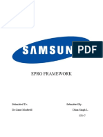 Eprg Framework: Submitted To: Submitted By: DR - Gauri Modwell Dhan Singh L. 132-C