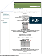 OPERACIONES LÓGICAS - Algebra Sistemas