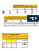 Cse Online Classes Time Table