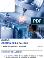 1 Sesion Introduccion A La Calidad B PDF