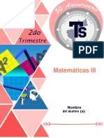 Evaluación Matemáticas III PDF