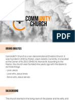 CommUnity Church - Re-Branding Proposal