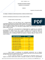 Desconto Previdenciário Dos Servidores Do DF Passa A Ser de Até 22%