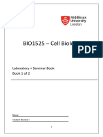 BIO1525 - Cell Biology Lab and Seminar Book PDF