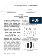 Classification of Metaphase Chromosomes Using Deep Learning Neural Network