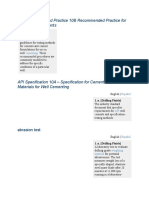 API Recommended Practice 10B Recommended Practice For Testing Well Cements