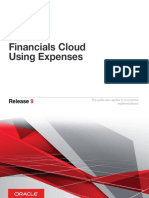 Oracle Cloud Expense