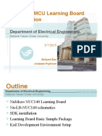 Numicro Mcu Learning Board: Department of Electrical Engineering