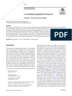 Effect of Pore Water PH On Mechanical Properties of Clay Soil