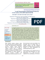 Production, Extraction and Characterization of Red Pigment Produced by Serratia Rubidaea JCM 1240T Isolated From Soil