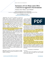 Durability Performance of Cow-Bone Ash (CBA) Blended Cement Concrete in Aggressive Environment PDF