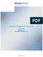 Blue Prism Process Dispatch Framework User Guide