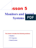 Lesson 5: Monitors and Sound Systems