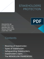 Stakeholders Protection