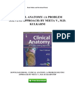 Clinical Anatomy A Problem Solving Approach by Neeta V MD Kulkarni PDF