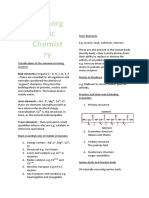 Bioinorg Anic Chemist Ry: Bulk Elements ( Organic') - O, H, C, N, S, P