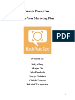 Woosh Phone Case One-Year Marketing Plan