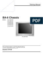 SONY TV BA6 Chassis Training Manual (CTV30)