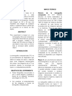 Informe de Fisica 3 Tomografia de Rayos X PDF