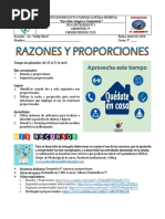 Guia N°1 Geometria 9° Razones y Proporciones PDF