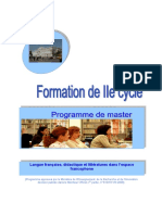 Master - Bologne - Langue Francaise PDF