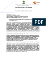 Informe de Gestión Octubre 2019