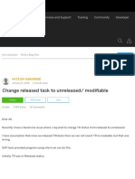 Change Released Task To Unreleased: Modifiable - SAP Blogs PDF