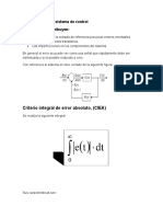 Criterio Integral de Error Absoluto, (CIEA)