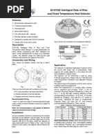 DI-9103E Intelligent Rate of Rise and Fixed Temperature Heat Detector Issue1.05